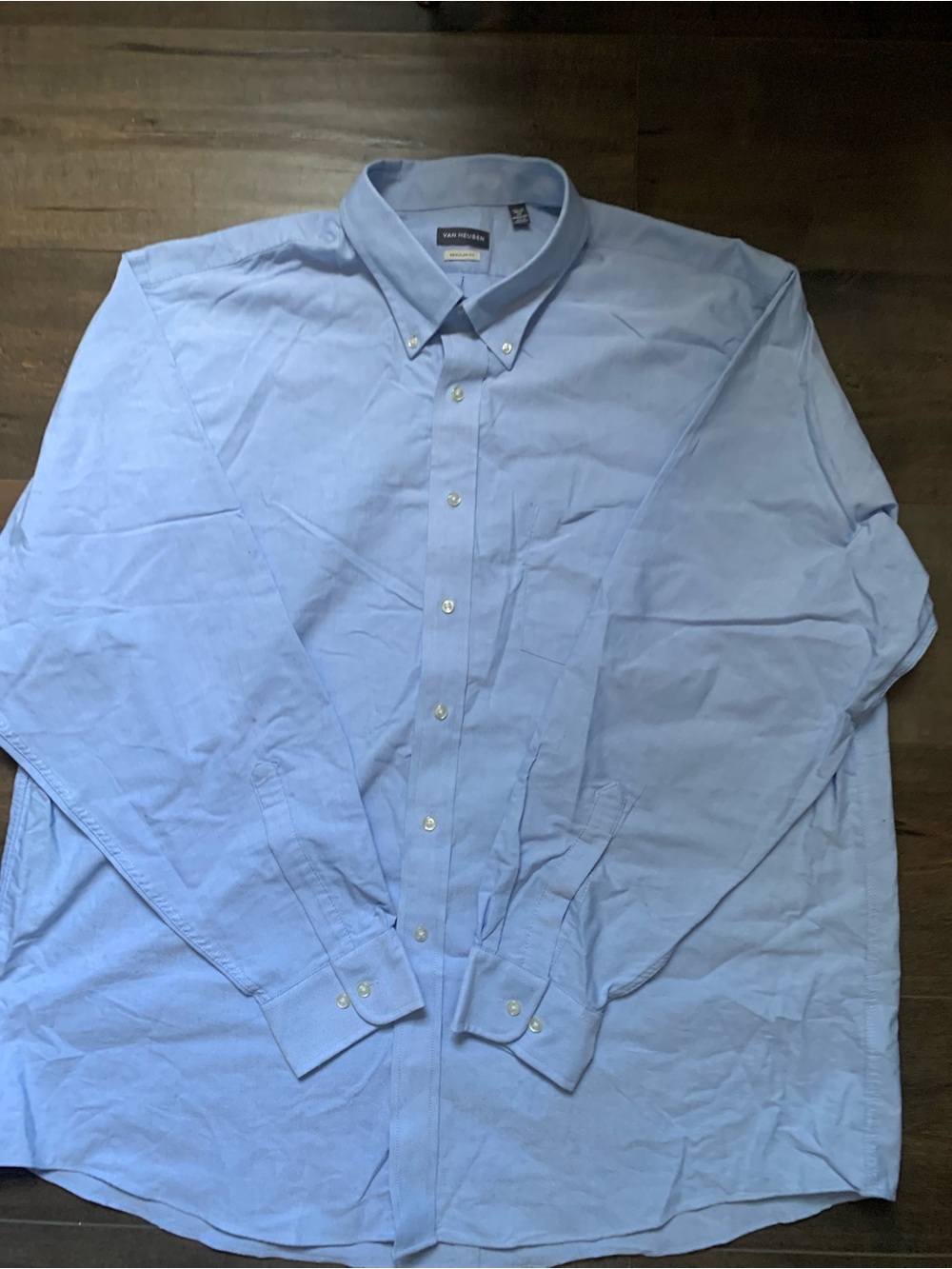 Van Heusen Light Blue Button-Down Oxford Shirt